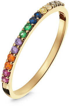 Glow Ring Multi Kleursteen Breed 585 214.9901