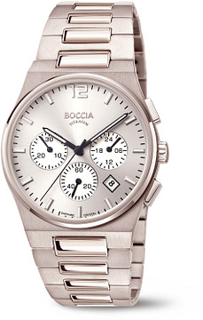 Boccia Titanium 3741-01 Heren Horloge Chrono