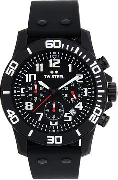 TW Steel TWCA1 Carbon Zwart Zwart 44mm