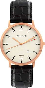 Vicenso Rome VI10002 Rosé Wit/Zwart