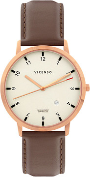 Vicenso Rome VI10008 Rosé Wit/Bruin