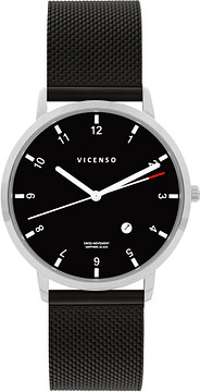 Vicenso Rome VI10038  Zwart/Zwart Mesh