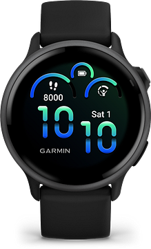 Garmin Vívoactive® 6 Slate met zwarte band 010-02985-00