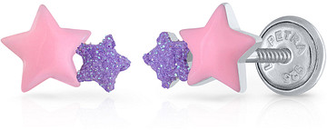 Lapetra LPOS0017 - Oorknopjes - Ster - 925 sterling zilver