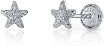 Lapetra LPOS0020 - Oorknopjes - Ster - 925 sterling zilver 