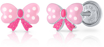 Lapetra LPOS0121 - Oorknopjes - Strik - 925 sterling zilver