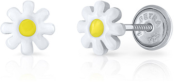 Lapetra LPOS0131 - Oorknopjes - Bloem - 925 sterling zilver