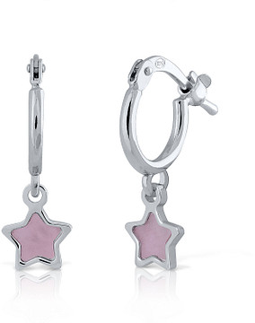 Lapetra LPPO0022 - Oorringen - Ster - 925 sterling zilver