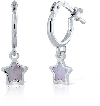 Lapetra LPPO0023 - Oorringen - Ster - 925 sterling zilver