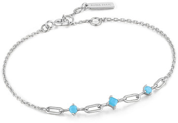 Ania Haie Bracciale Cuff Glow In Argento 925 Placcato Oro - Gioiello Regalo Per Donna, Confezione Regalo Inclusa