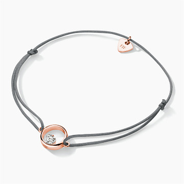 FJF JEWELLERY CORD-BRACELET ICON HEART FJF0060102RWH