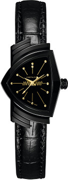 Hamilton Ventura S Black &  Quartz H24201730