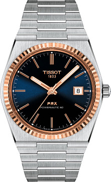 Tissot PRX Powermatic 80 Steel & 18K  Bezel T9314074104100