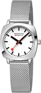 Mondaine MSL.31110.SM Horloge - Milanees -  - 31x36,5mm