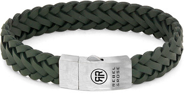 REBEL & ROSE Absolutely Leather Braided Raw Matt Forrest RR-L0149-S