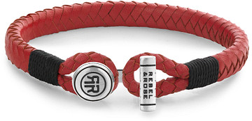 REBEL & ROSE Full Metal Connected Red Black - RR-M0015-S