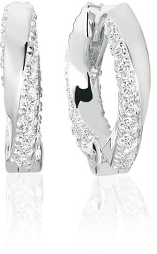 SIF JAKOBS FERRARA PICCOLO EARRINGS SJ-E12108-CZ-SS