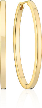 SIF JAKOBS ELLISSE PIANURA MEDIO EARRINGS SJ-E2313-YG