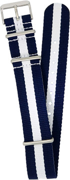 Seiko 5 Sports Nato Strap 1903 Navy White
