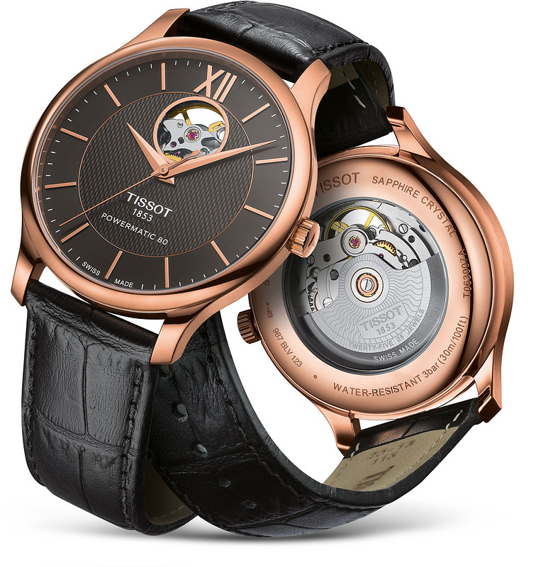 Tissot Tradition Powermatic 80 Open Heart T063.907.36.068.00