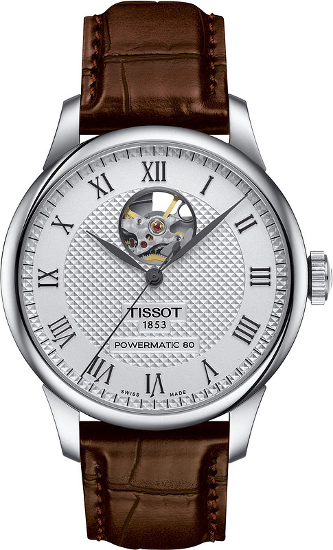 Tissot Le Locle Powermatic 80 Open Heart - Orologio Automatico Uomo, Cassa 39,3 Mm Acciaio 316L, Quadrante Cuore Aperto, Fondello Trasparente - 5