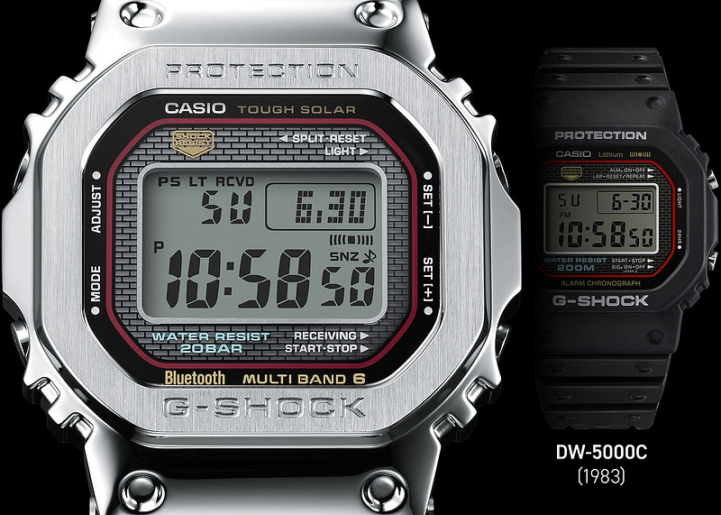【美品】CASIO G-SHOCK GMW-B5000D G-Shock G-Metal GMW-B5000D-1ER The Origin - 35th Anniversary