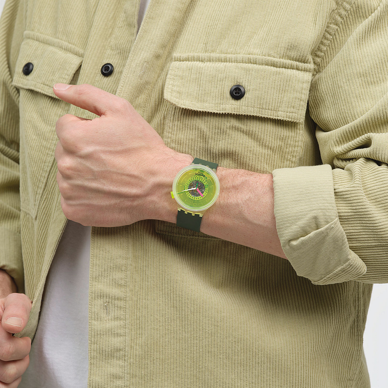 SWATCH BLINDED BY NEON SB05K400