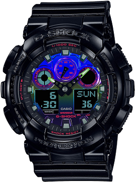 Casio G-Shock GA-100RGB-1AER Virtual Rainbow