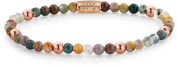 REBEL & ROSE More Balls Than Most Indian Summer - 4mm - 18 ct rosegold plated RR-40083-R