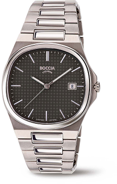Boccia Titanium 3657-04 Heren Horloge 37 mm