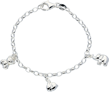 Lilly Kinderbedelarmband Dieren 925Rd 104.1978.16