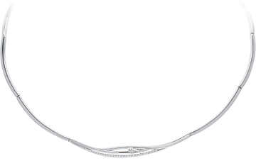 Silver Lining Choker Elegance Mat/Glans CZ 925 Rd 103.6278.43