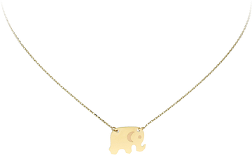 Glow Collier Hanger Olifant Goudkleurig 202.2063.43