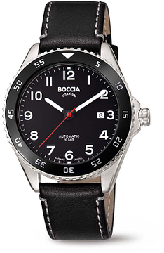 Boccia Titanium 3653-04 Heren Horloge 42mm