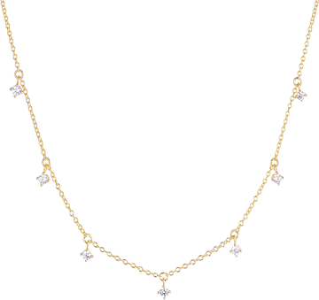 SIF JAKOBS JEWELLERY ELLERA PICCOLO NECKLACE SJ-N12210-CZ-SG