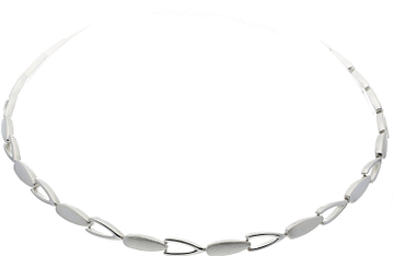 Silver Lining Choker Deluxe Mat/Glans 925 103.3003.43