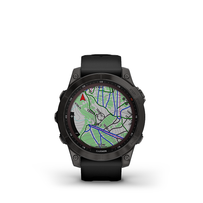 GARMIN(ガーミン) フラッグシップモデル fenix 7X Sapphire Dual Power Ti/Chestnut Leather  Band ソーラー充電 パワーサファイアガラス搭載  マルチスポーツGPSウォッチ【ランニング・ゴルフ・サイクリング等30種類以上対応】【28日間のバッテリ
