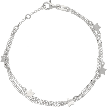 Silver Lining Armband 3 kett. Sterretjes 925 Rd 104.1219.19