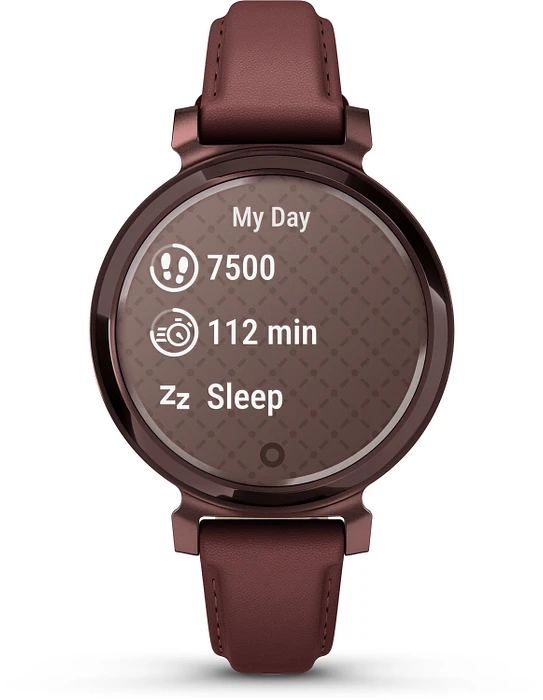 Garmin Lily® 2 Classic, Dark Bronze met Mulberry leren band 010-02839-03