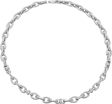 Silver Lining Schakelcollier CZ schakel 45cm 925 102.4103.45