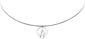 Silver Lining Hanger Elegance CZ Zilver Rd 120.0658.00