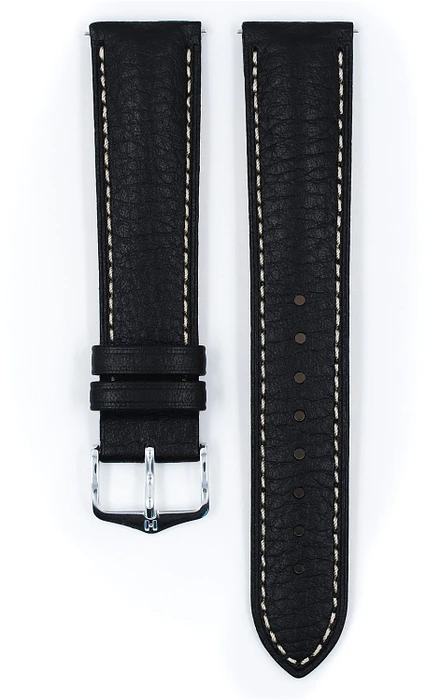 HIRSCH BOSTON L BLACK CALF Zilverkleurig
