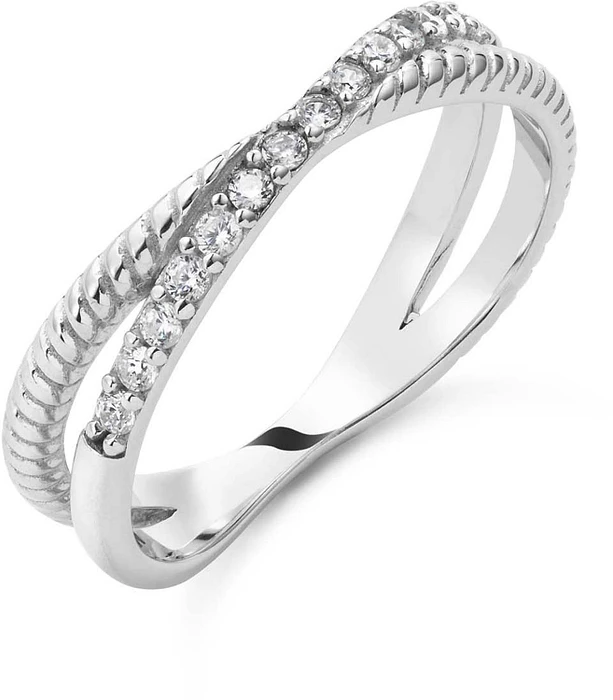 Glow Ring Kruis CZ 925 114.0376 Glow Ring Kruis CZ 925 114.0376