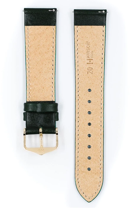 HIRSCH OSIRIS M DARK GREEN SHINY CALF Goudkleurig HIRSCH OSIRIS M DARK GREEN SHINY CALF Goudkleurig