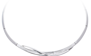 Silver Lining Choker Elegance Mat/Glans CZ 925 Rd 103.6280.43