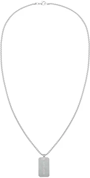 Tommy Hilfiger TJ2790483 Ketting Heren Zilverkleurig 60cm