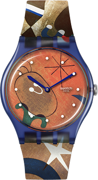 Swatch MIRO'S WOMEN & BIRD IN THE MOONLIGHT SO29Z136