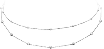 Silver Lining Multi collier met bolletjes 925 102.1290.43