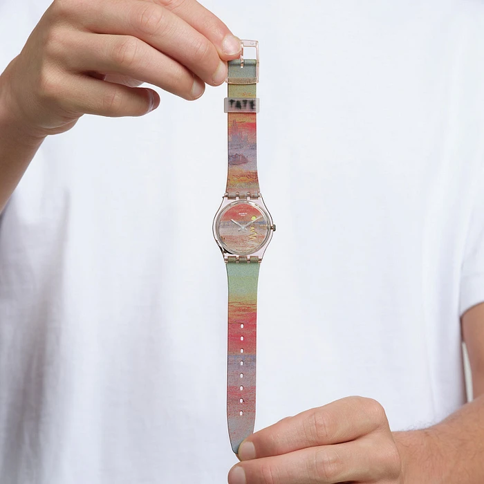 Swatch TURNER'S SCARLET SUNSET SO28Z700 Swatch TURNER'S SCARLET SUNSET SO28Z700