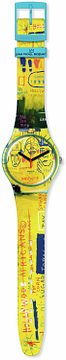 Swatch HOLLYWOOD AFRICANS BY JM BASQUIAT SUOZ354